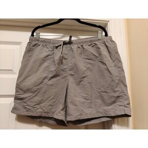 DSG Mens Gray Nylon Mesh Lined Swim Trunks Shorts XL RN104141
